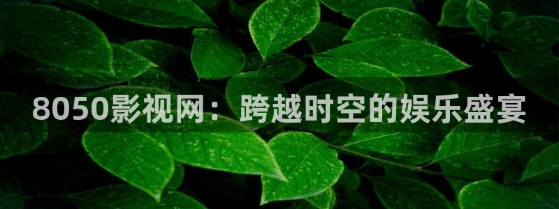 泡泡影视老版本：8050影视网：跨越时空的娱乐盛宴